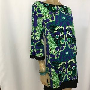 LAUNDRY by Designs Shift Dress 3/4" Sleeve Sz M